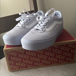 Vans White Sneakers
